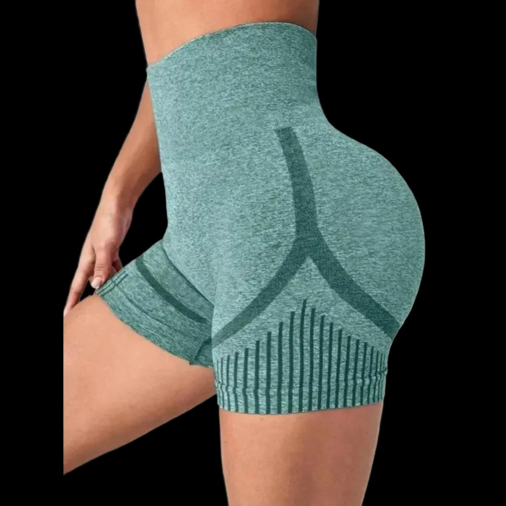 Women Yoga Shorts High Waist Workout Shorts Fitness Yoga Lift Butt Fitness Ladies Yoga Gym Running Short Pants Sportswear