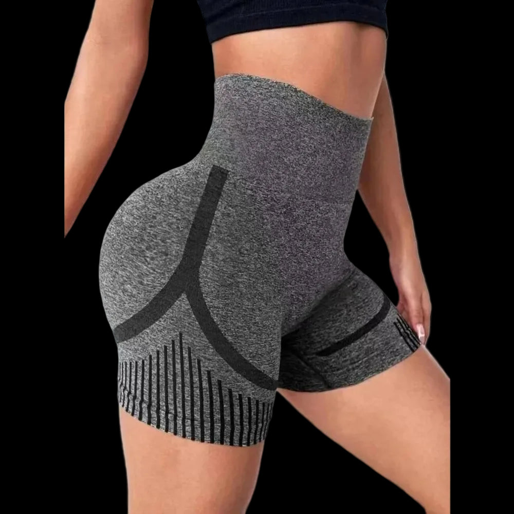 Women Yoga Shorts High Waist Workout Shorts Fitness Yoga Lift Butt Fitness Ladies Yoga Gym Running Short Pants Sportswear