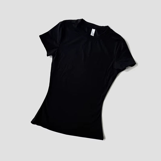 Women Yoga Top Seamless Sport T Shirts Fitness Clothes Short Sleeve Yoga Shirt Gym Top Running Active Wear