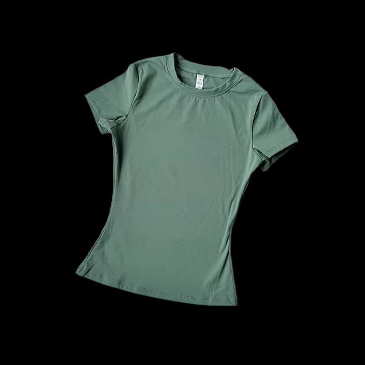 Women Yoga Top Seamless Sport T Shirts Fitness Clothes Short Sleeve Yoga Shirt Gym Top Running Active Wear